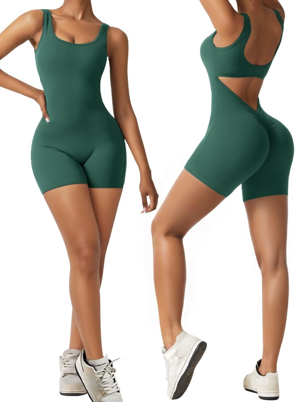 SENVES™  - VIRAL V-BACK ROMPER