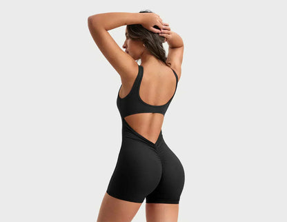 SENVES™  - VIRAL V-BACK ROMPER