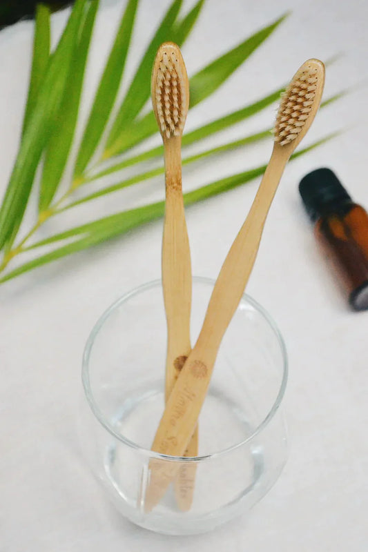 SENVES™ Bamboo Bristle Toothbrush (pack of 2)